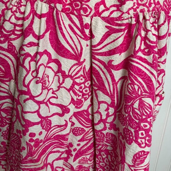 Anthropologie Vanessa Virginia pink floral sundress back cutout size 4 F20 - Picture 2 of 7